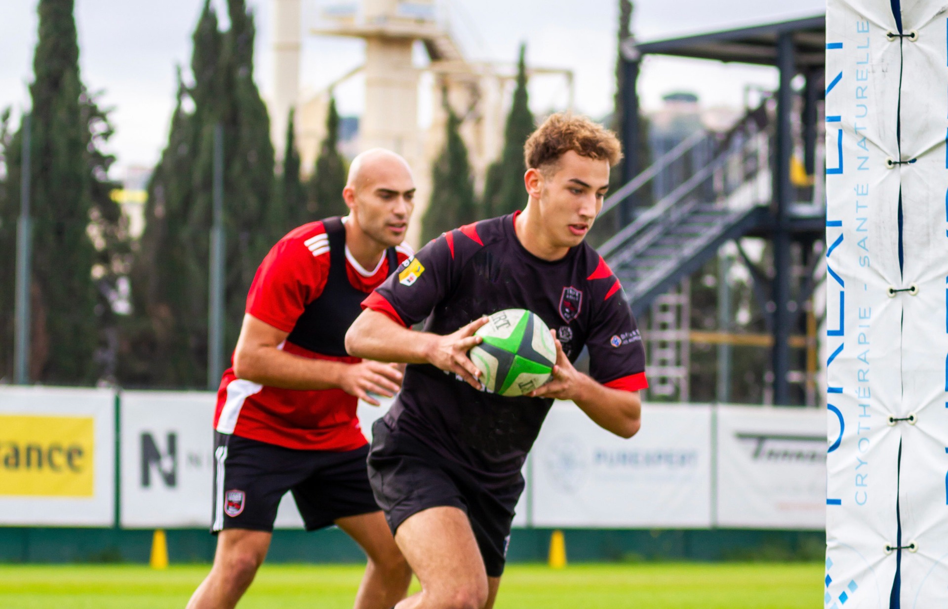  Quentin Valentino a participé cette saison à des entraînements avec l’équipe professionnelle. © Stade Niçois